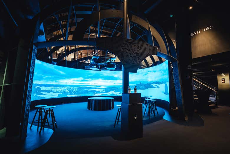 Una delle sale del museo di The Viking Planet  